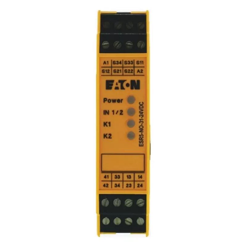 Eaton Sicherheitsrelais ESR5-NO-31-24VDC 24 V DC 3 NO + 1 NC Schraubklemmen Hutschiene