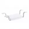 Weinberger Gratia Badhocker - Duschhocker mit höhenverstellbarem Gestell, eloxiertem Aluminiumrahmen, HDPE-Sitz, 150 kg Belastbarkeit, TÜV/GS-geprüft
