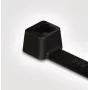 HellermannTyton T18L Kabelbinder, Polyamid 6.6, Schwarz, 205 x 2.5 mm, 100er-Pack (111-02110)