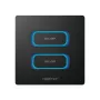 MIBOXER ESW2B 2-Gang Smart Switch LED-Fernbedienung mit WiFi und 2,4 GHz Bewegungssensor und Dimmer