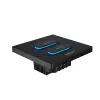 MIBOXER ESW2B 2-Gang Smart Switch LED-Fernbedienung mit WiFi und 2,4 GHz Bewegungssensor und Dimmer