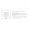 MIBOXER ESW2B 2-Gang Smart Switch LED-Fernbedienung mit WiFi und 2,4 GHz Bewegungssensor und Dimmer