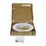 SYNERGY21 FTTH Compact Box Pre-assembled, 2xLC/APC -> Open End, 20m, 9/125µm, G.657.A2, 2-Fiber, OD=2,2mm