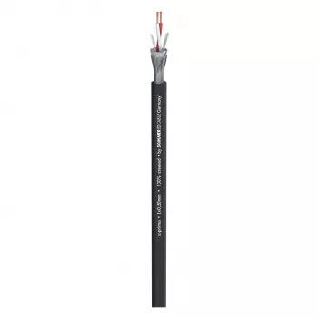 Sommer Cable SC-Primus Mikrofonkabel, 2 x 0,50 mm², PVC Ø 6,7 mm, schwarz, Meterware (200-0151)