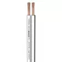 Sommer Cable SC-Prisma Lautsprecherkabel, 2 x 2,50 mm², PVC 9,1 x 4,3 mm, weiß (401-0250-WS)