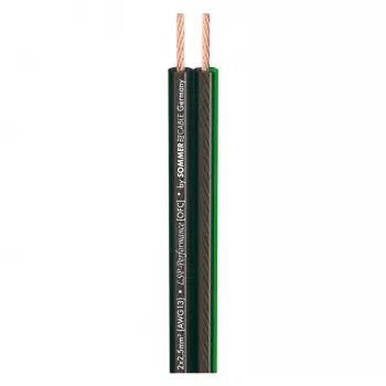 Sommer Cable SC-Orbit 225 MKII HighEnd Lautsprecherkabel, 2 x 2,50 mm², PVC 10,2 x 4,8 mm, transparent (425-0151)