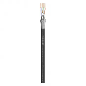 Sommer Cable SC-Mercator CAT.7 PUR Netzwerkkabel, PUR, Ø 6,4 mm, Schwarz, meterweise verkauft (581-0071)
