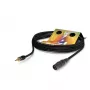 Sommer Cable Club Series MKII Patch-/Insertkabel, 2 x 0,34 mm², XLR-Stecker 3-pol. auf 3,5-mm-Stereo-Miniklinkenstecker, HICON, schwarz, 5 m (CSDQ-0500-SW)