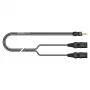 Sommer Cable SC-Onyx 2025 MKII Stereo-Splitkabel, 2 x 1 x 0,25 mm², 3,5-mm-Stereo-Miniklinkenstecker auf 2x XLR-Stecker 3-pol., HICON, schwarz, 2,5 m (ON9V-0250-SW)