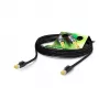 Sommer Cable SC-Mercator CAT.7 PUR Netzwerkkabel, 8 x 0,14 mm², RJ45 auf RJ45, HIROSE, schwarz, 3 m (P7HS-0300-SW)