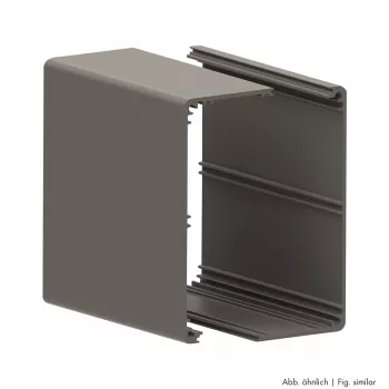 Sommer Cable SYKP-1 Cassette Profile (2U, 1 BE, Tiefe 68 mm) - Schwarz