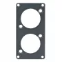 Sommer Cable SYPFB1-2D Front Panel - Schwarz, 2 D-Größen-Ausschnitte für SYP-1 System