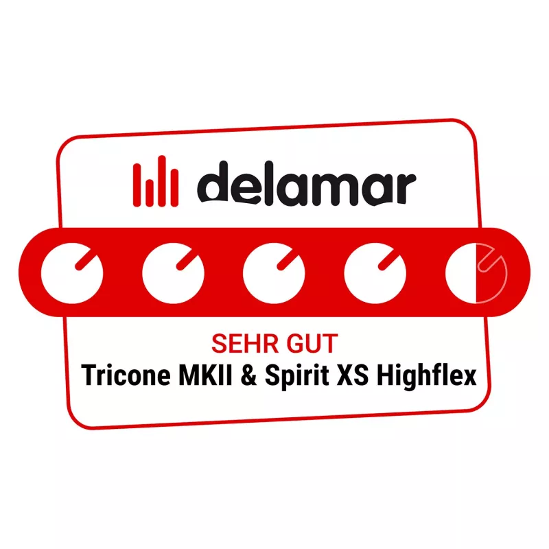 Sommer Cable Tricone MKII Instrumentenkabel, 1 x 0,22 mm², 6,3-mm-Monoklinkenstecker auf 6,3-mm-Monoklinkenstecker, HICON, schwarz, 3 m (TRWT-0300-SW)