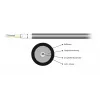 EFB Elektronik INFRALAN U-DQ(ZN)BH 48E 9/125µm G657A LSZH Black CPR Eca