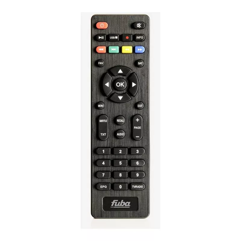FUBA ODS 350 Schwarz Digitaler Satellitenreceiver DVB-S/S2 HDTV PVR-ready