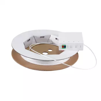 LogiLink FB2LC40 FTTH-Abschlussbox mit 40m Dropkabel, 1x LC/APC, Weiß
