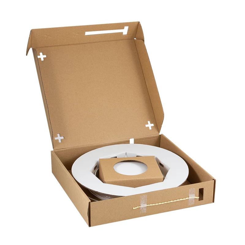 LogiLink FB2LC40 FTTH-Abschlussbox mit 40m Dropkabel, 1x LC/APC, Weiß