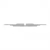 WAGO 221-2503 Montageadapter mit Zugentlastung, 3-Leiter, hellgrau
