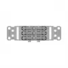 WAGO 221-2503 Montageadapter mit Zugentlastung, 3-Leiter, hellgrau