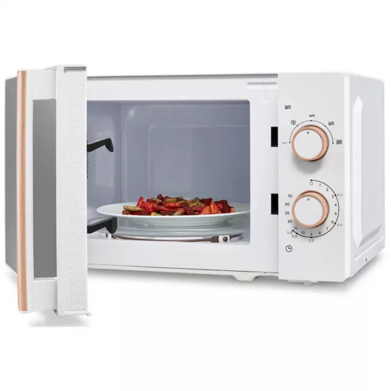 Medion Life MD 10596 Solo-Mikrowelle, 20 L, 700 W, Weiß
