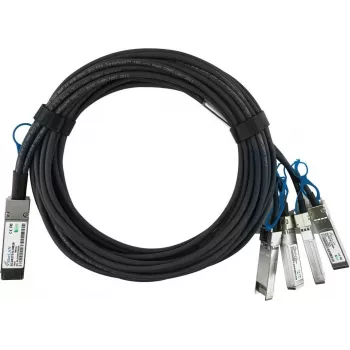 BlueLAN kompatibles NVIDIA 980-9I48S-00C02A passives Direct-Attach-Breakout-Kabel, 100GBASE-CR4 QSFP28 auf 4x25GBASE-CR SFP28, 3m, AWG26