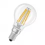 Osram LED Classic P 40 Filament 3.4W 827 Clear E14 LED Lampe, Mini Globe
