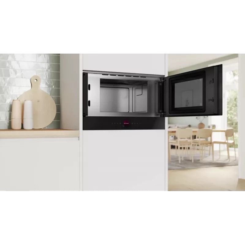 Bosch BFR9221B1 Einbaumikrowelle 21L 900W Edelstahl Serie 8