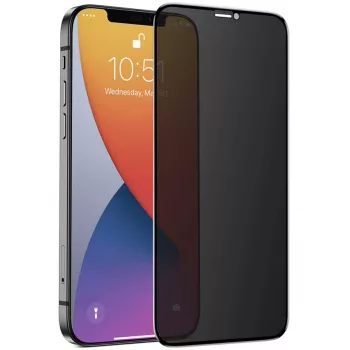 NEVOX NEVOGLASS 3D PRIVACY Displayschutzfolie für iPhone 13/13 Pro/14/16e/17e, Transparent