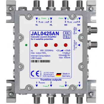 JULTEC JAL0425AN SAT Kaskaden-Verstärker mit Netzteil