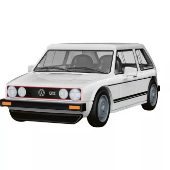 COBI 24662 Volkswagen Golf GTI (1976-1983) Bausatz, 1:35, Weiß