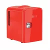 ELLE Home ESDAF101RDEU Mini-Kühlschrank 4L Rot