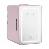 ELLE Home ESDAF01PUEU Mini-Kühlschrank mit LED-Schminkspiegel 6L Lila