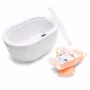 RIO PWAX-EU/1,1 Paraffin Wax Bath Heater - 200W, 2,3kg Kapazität, Weiß mit lila Akzenten