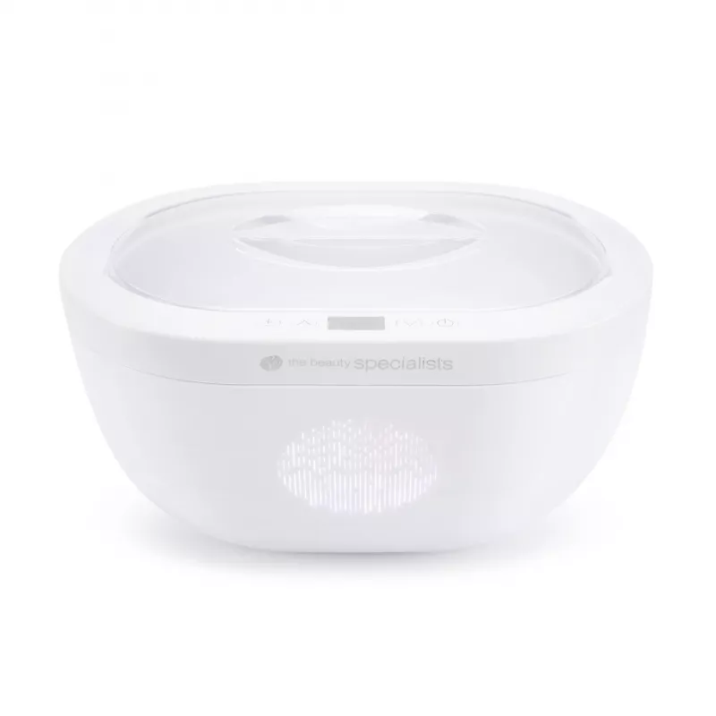 RIO PWAX-EU/1,1 Paraffin Wax Bath Heater - 200W, 2,3kg Kapazität, Weiß mit lila Akzenten