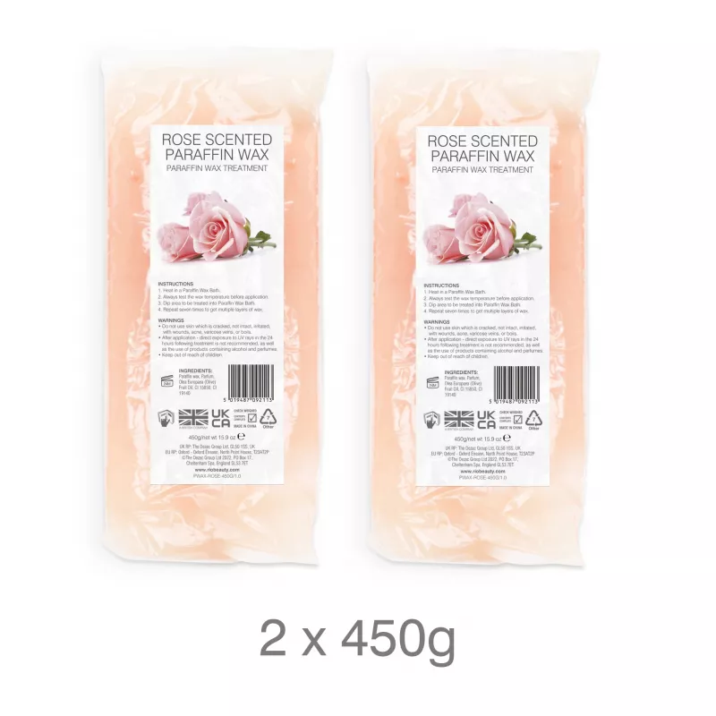 RIO PWAX-EU/1,1 Paraffin Wax Bath Heater - 200W, 2,3kg Kapazität, Weiß mit lila Akzenten