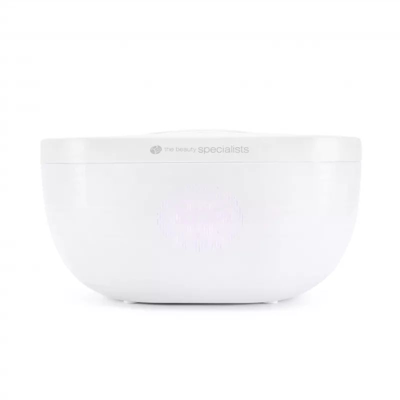 RIO PWAX-EU/1,1 Paraffin Wax Bath Heater - 200W, 2,3kg Kapazität, Weiß mit lila Akzenten