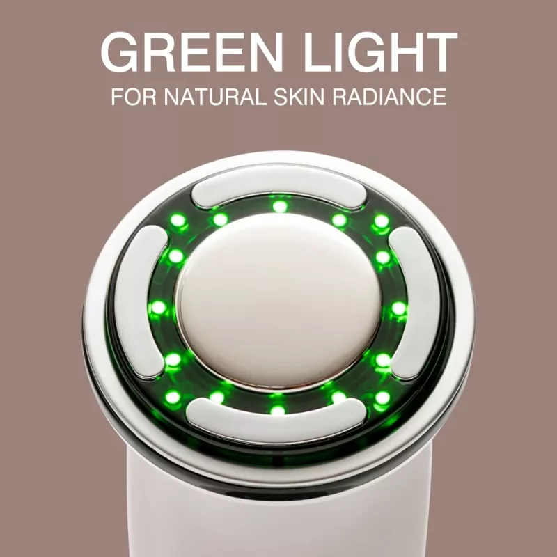 RIO FCAA-EU/1,0 Gesichtsmaske LED - Rot-, Blau-, Grünlicht-Therapie, 150 LEDs, wiederaufladbar