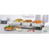 Progress EK2610PVDE kabellose Warmhalteplatte, 1200 W, 60 x 20 cm