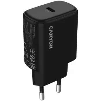 CANYON OnCharge 250 25W 1xPD EU Wandladegerät Schwarz