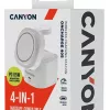 Canyon 4 in 1 Wireless Charging Stand, 30W max, Größe: 70x70x70,3mm, Gewicht: 414g, mit 1M Kabel, weiß