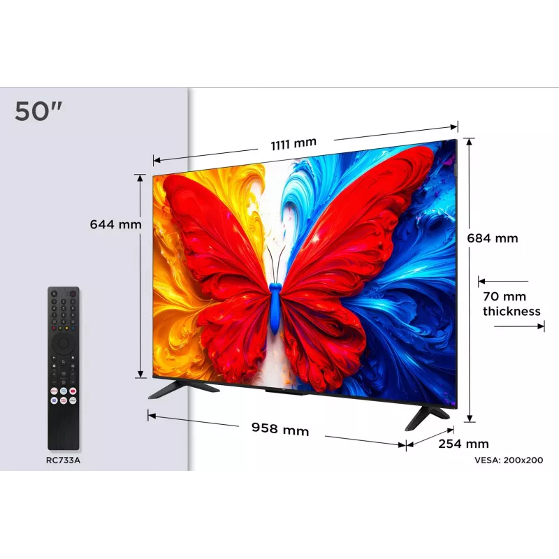 TCL 50S5L 50 Zoll QLED 4K Google TV Smart TV