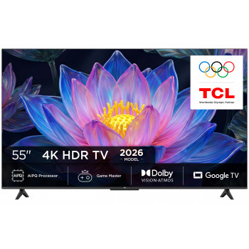 TCL 55P6L 55-Zoll 4K UHD LED Smart TV mit Android TV, HDR10, HLG, Dolby Audio, Wi-Fi, Bluetooth