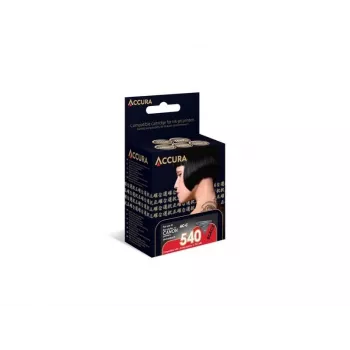 ACCURA Kompatible Tintenpatrone Canon PG-540XL Schwarz Hohe Ergiebigkeit
