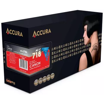 Accura Kompatible Canon CRG-718C Cyan Tonerpatrone