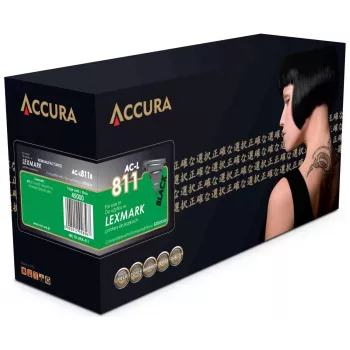 ACCURA Kompatible Tonerkartusche Lexmark 52D0XA0 Schwarz Extra Hohe Reichweite 20.000 Seiten