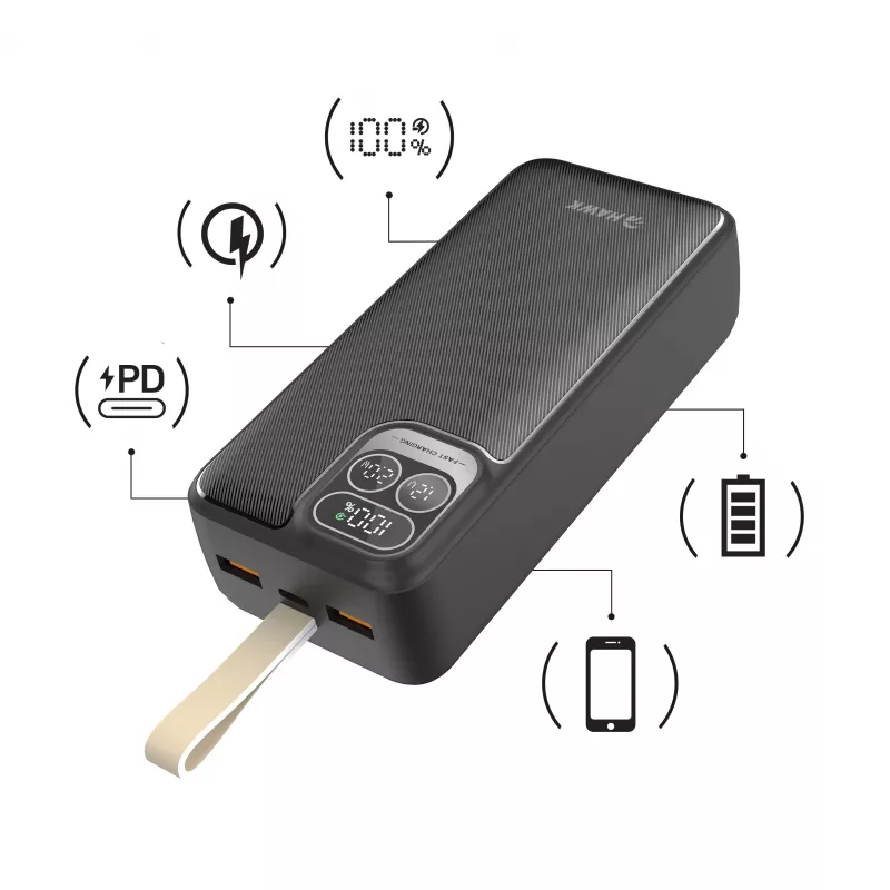 Hawk HW-PB30000 Power Bank 30000mAh Schwarz