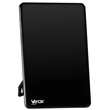 VAYOX VA0091 Indoor DVB-T/T2 Antenne mit Verstärker, Schwarz