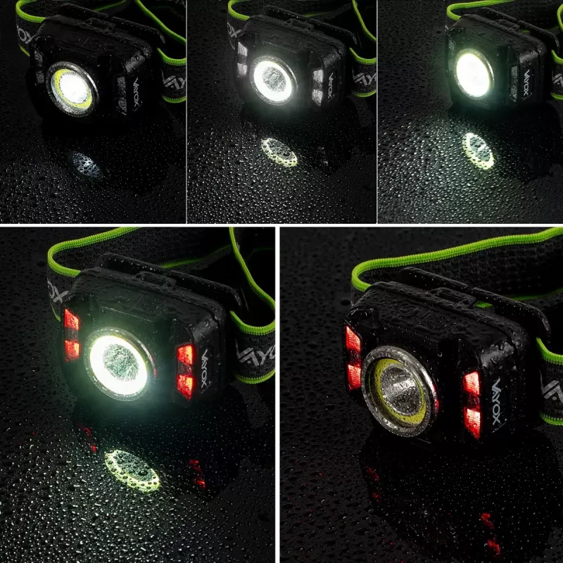 Vayox VA0025 wiederaufladbare Stirnlampe mit Bewegungssensor