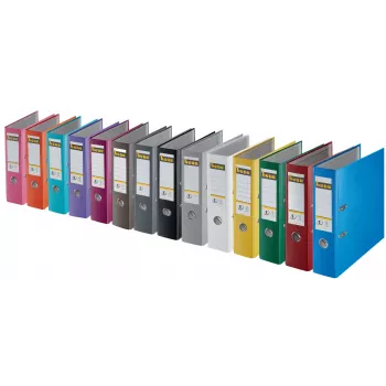 Bene AKTION 20 No1 POWER Ordner, farbig sortiert, Kunststoff, 8,0 cm, A4