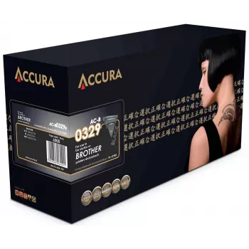 Accura Kompatible Tonerkartusche Brother TN-329BK Schwarz Super High Yield 6.000 Seiten